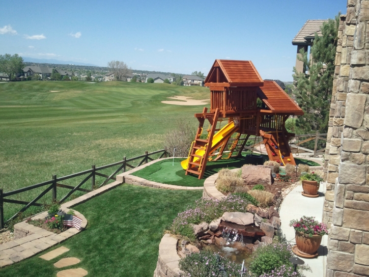 Synthetic Grass Blacksburg, Virginia Landscape Rock, Front Yard Design