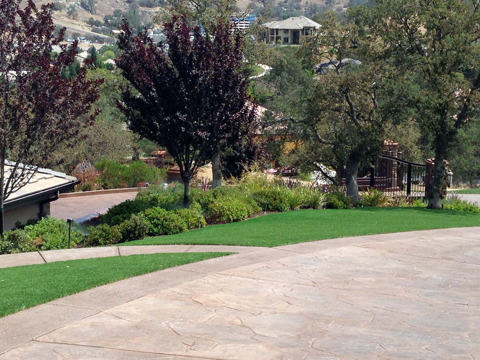 Faux Grass White Stone, Virginia Rooftop, Small Front Yard Landscaping