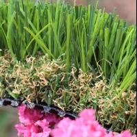 Artificial grass close-up two-tone double thatching 90 oz.